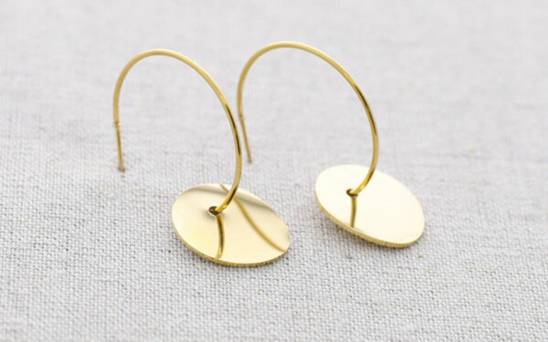 Pendientes ESSENTIAL Round oro